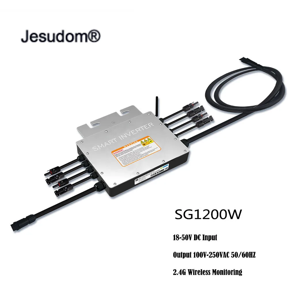 PV смарт микро инвертор SG 1200W Вход 18 50VDC для 100V 240VAC со слежением за максимальной
