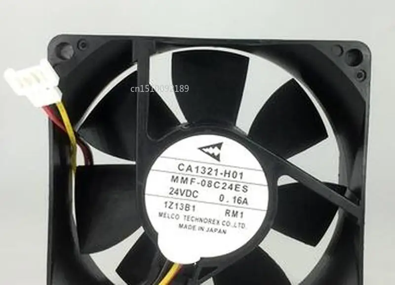 

for MMF-08C24ES Inverter Cooling Fan DC 24V 0.16A 8025 8CM 80*80*25mm 3 Wires