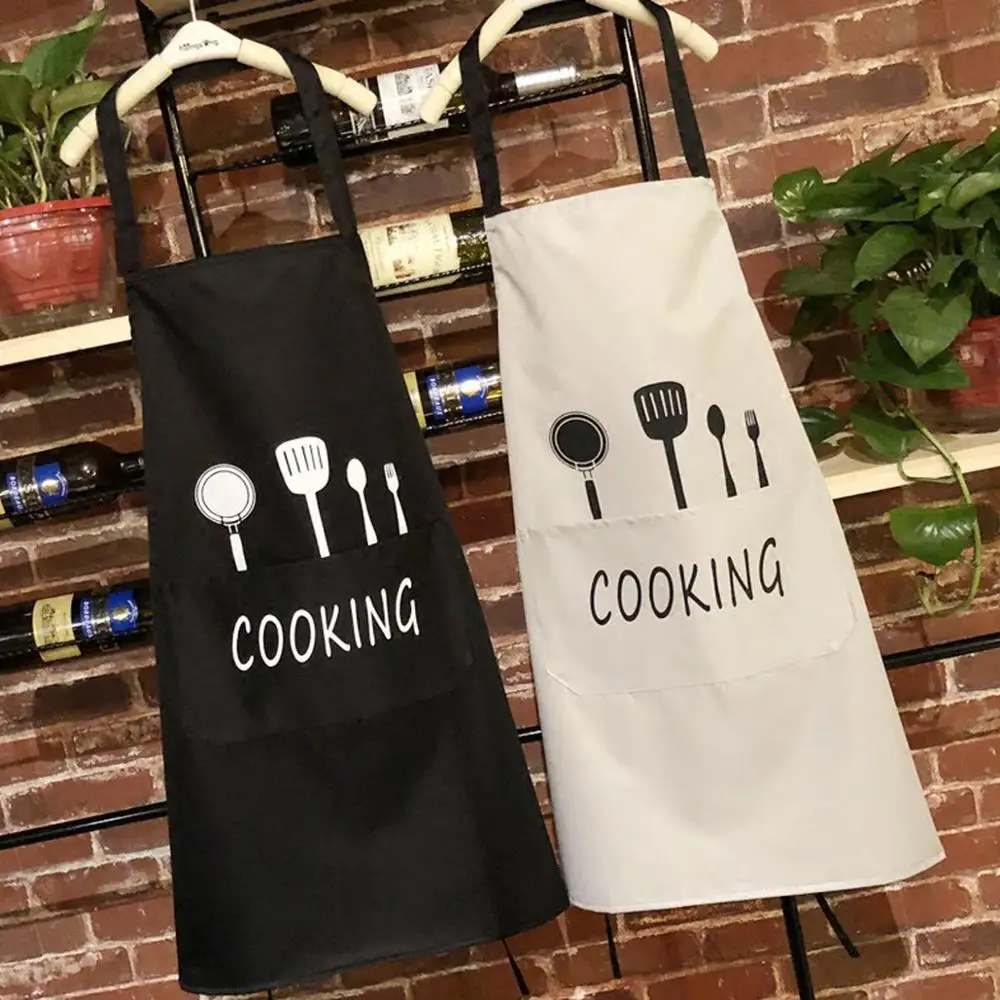 

High quality Oxford cloth Apron Adult Bibs Cleaning Aprons Kitchen Accessory Waterproof Wipe hand and oil-proof household apron