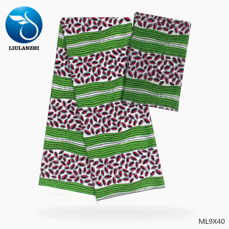 

LIULANZHI Prints Style African Fabric Chiffon Prints Soft Sewing Fabrics African Chiffon Dress Fabric Lace Material ML9X35-42