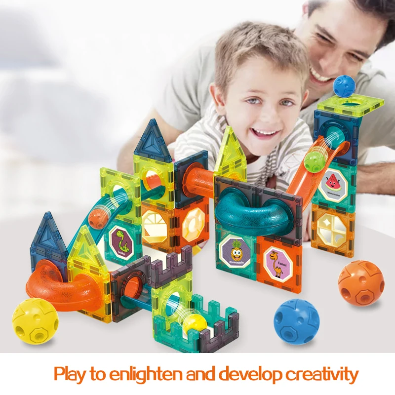 Магнитный конструктор большого размера разноцветный Windows дизайнерская игрушка