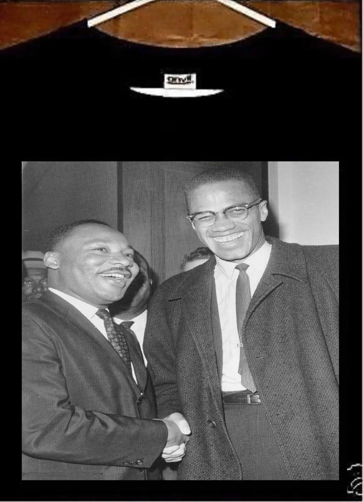 Футболка Martin W с Малкольмом футболка Luther King Jr X|Мужские футболки| |