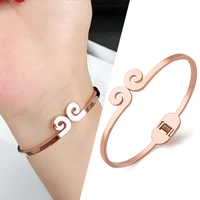 silver hand bracele golden hoop couple bracele womens stainless steel bracele for lp wholesale man jewelry 2021 trend novelties