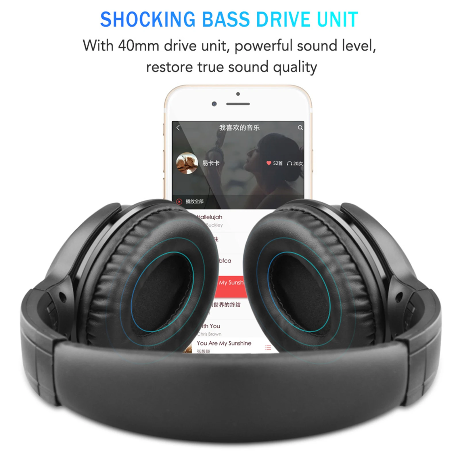 Складная Беспроводная Bluetooth-гарнитура с активным шумоподавлением накладные