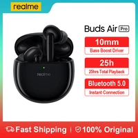 realme buds air pro true wireless earphone blutooth active noise cancellation 25h payback dual mic tws earbuds global version
