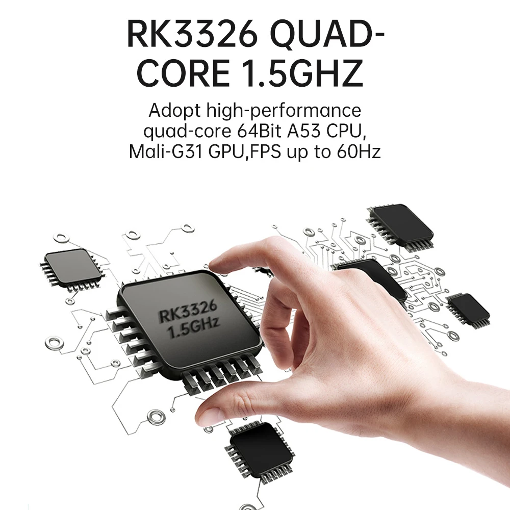 

RGB10 max retro game console, portable handheld, rk3326 chip 5 inch IPS screen, Double Joystick,Wifi Module, video player