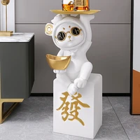 creative fortune cat large floor ornaments living room home decoration moving opening gift housewarming gifts