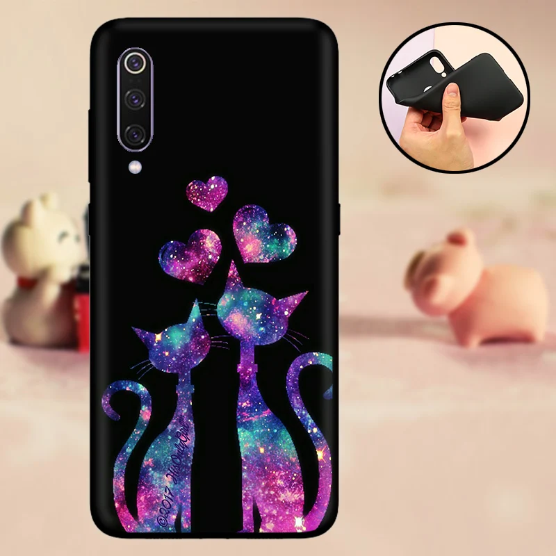 Z7XYM Силиконовый чехол mi 9 SE, задняя крышка для телефона mi 9, чехол s, мягкий чехол из ТПУ для Xiao mi 9 mi 9SE, Матовый Бампер для телефонов mi 8 Lite - Цвет: Z7XYM