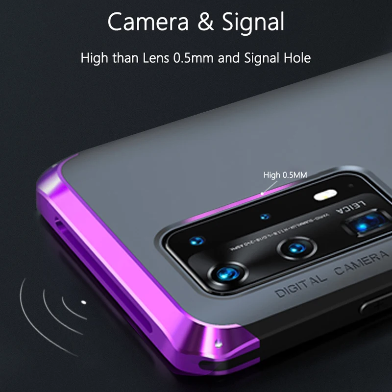 shockproof armor case for huawei mate 30 20 20x p40 p30 pro case hard tpu metal bumper phone cases cover accessories protection free global shipping
