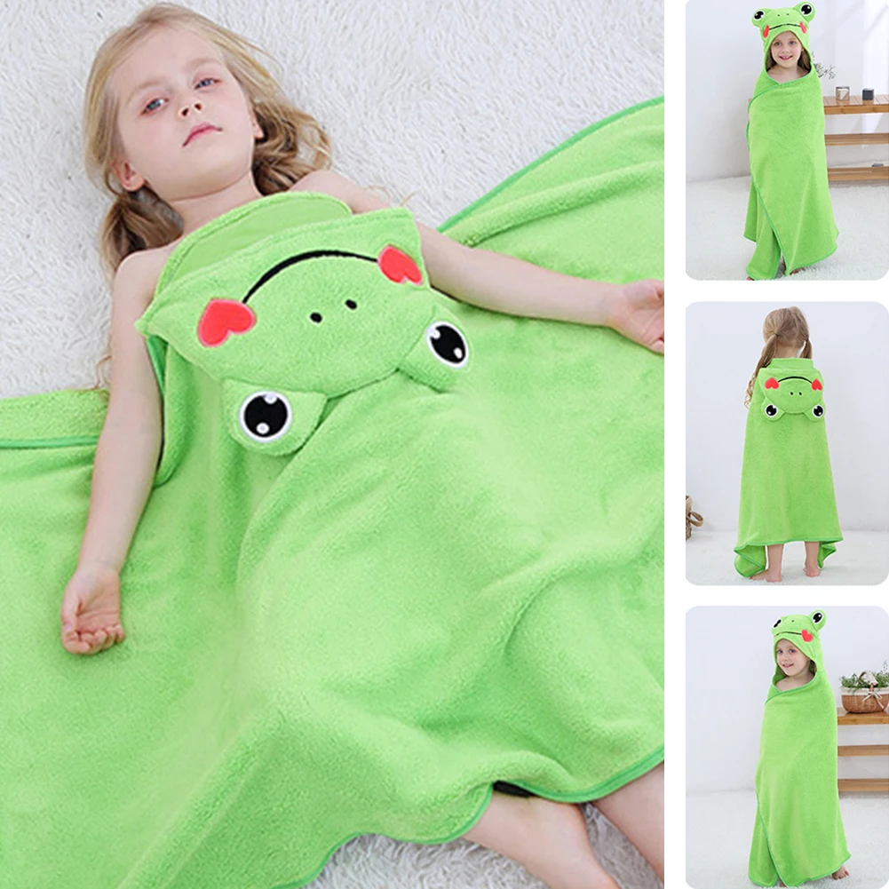 

Water Absorbing Shower Animal Shape Spa Blanket Beach Large Cute Bath Bathrobe Ultra Soft Hooded Towel Kids Baby Washcloth