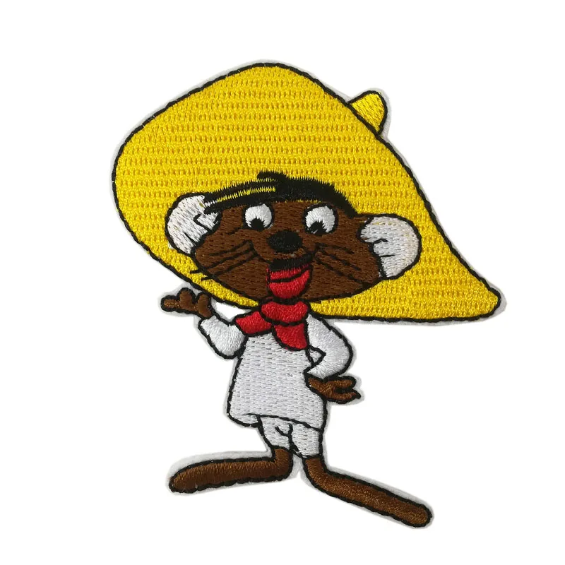 Эмблема скоростного гонсалса 3 дюйма вышитая для анимационных ТВ-сериалов