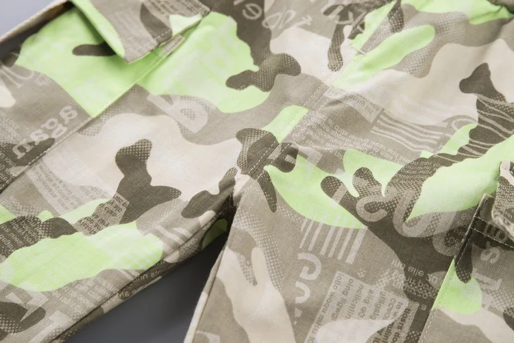 

Spring Children Fashion Clothes Boys Girls Elastic Band Camouflage Pants Kids Baby Cotton Clothing Infant Autumn Casual Trousers