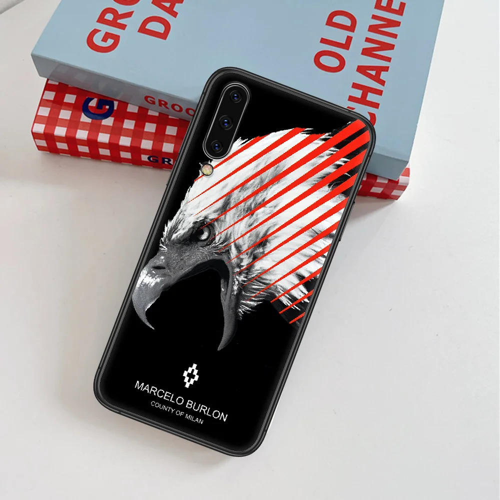 

Marcelo Burion Trend Brand Phone Case For Samsung Galaxy A 3 5 7 8 10 20 20E 21S 30 30S 40 50 51 70 71 black Waterproof Luxury