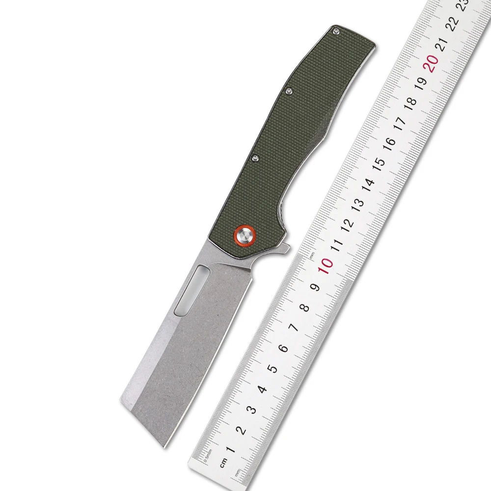 

Новый карманный складной нож, лезвие D2, Высококачественная льняная ручка, шариковый подшипник для выживания, инструмент для повседневного ...