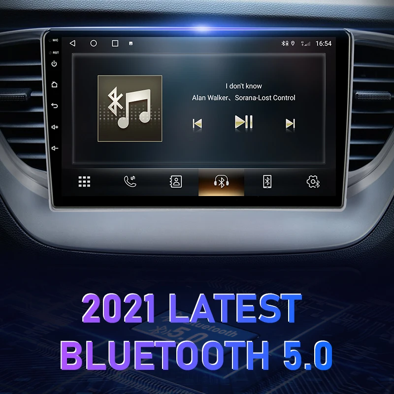 Автомагнитола на Android 10 для Hyundai Solaris 2 Verna 2017 2018 мультимедийный видеоплеер с