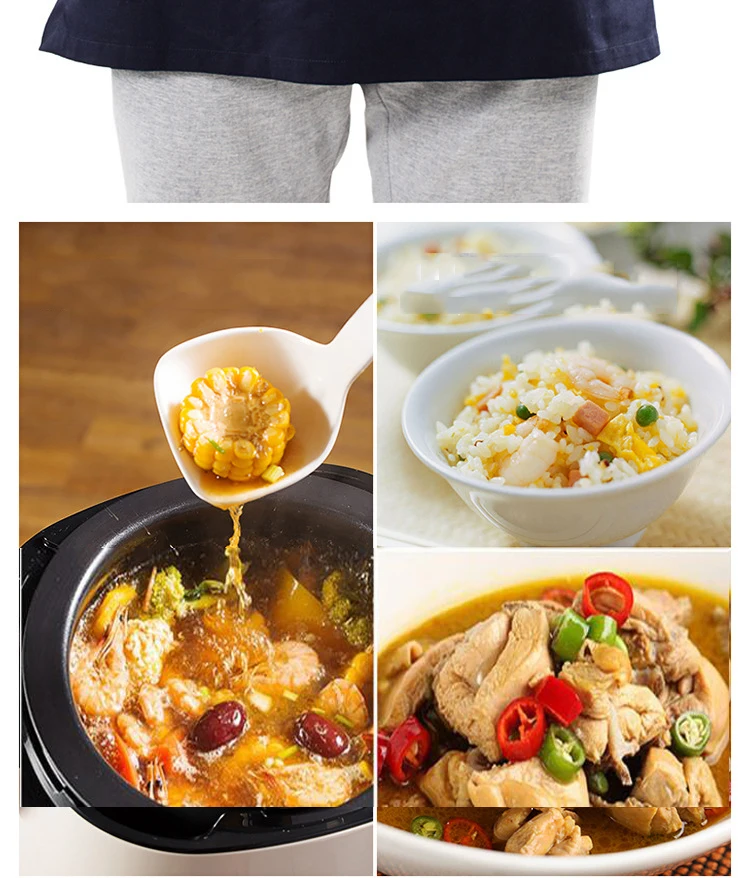 Автоматическая сковорода Wok машина для приготовления пищи 6L бытовая электрическая кастрюля антипригарная многофункциональная кастрюля