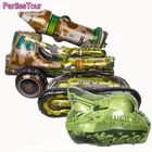 1 шт., воздушный шар из фольги в виде танка