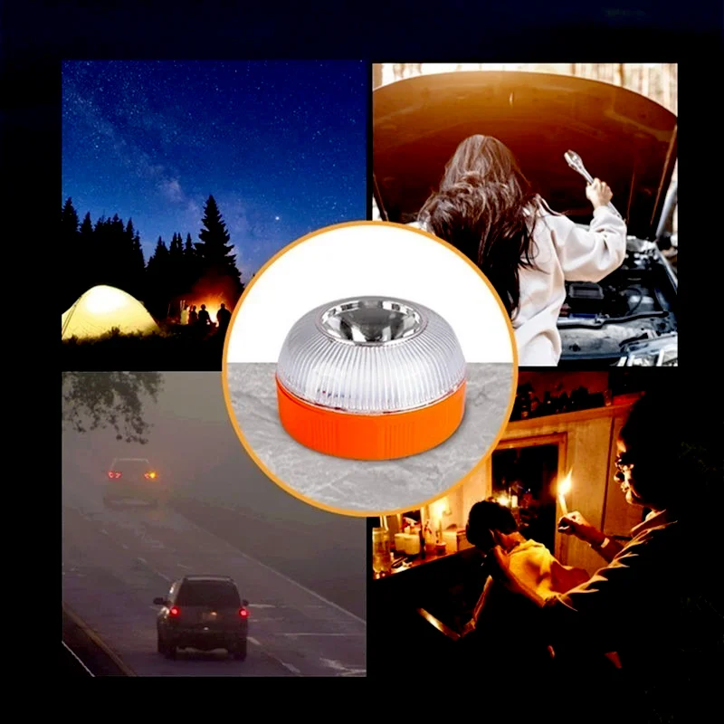 

Car Emergency Light V16 Homologated Dgt Help Flash Magnetic Flashing Beacon Roadside Traffic Safety Warning Lamp Stop V16 Signal