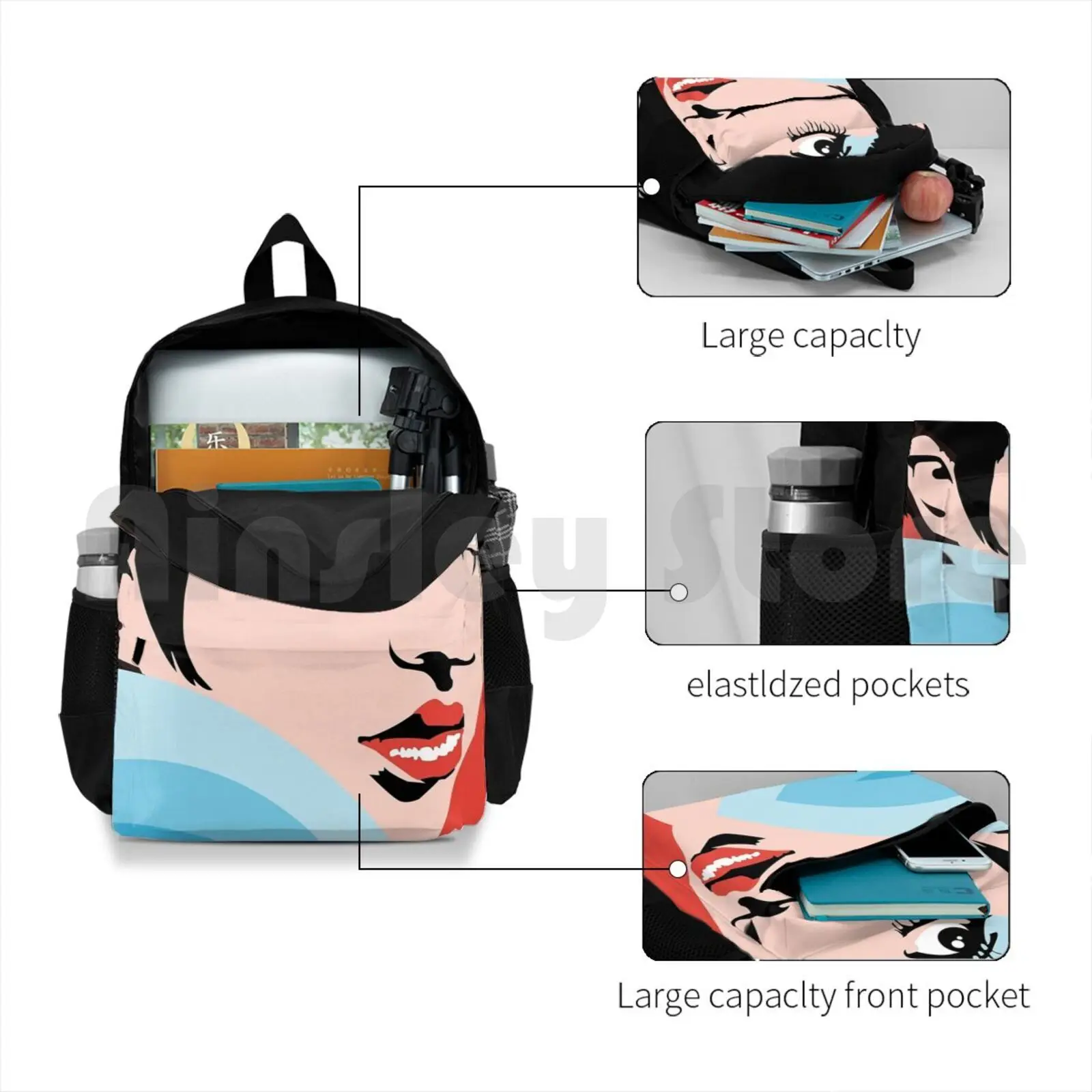 Liza Minnelli векторный наружный походный рюкзак Водонепроницаемый Кемпинг