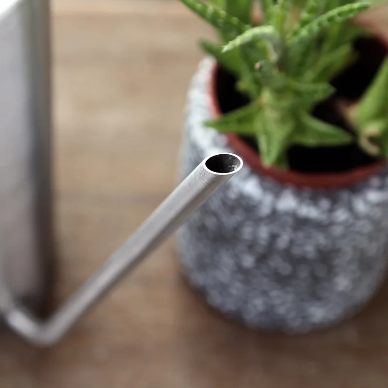 Нержавеющая сталь полива горшок Лейка малая Применение ручка идеально подходит