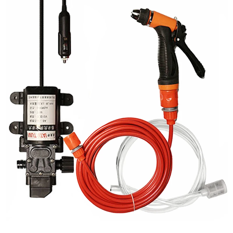 

Car Wash 12V Car Washer Gun Pump High Pressure Cleaner Car Care Portable Washing Machine Electric Cleaning Auto Device Styling