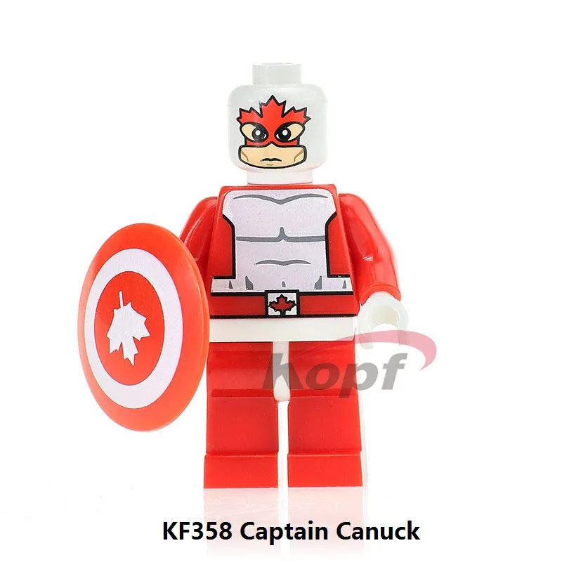 Одиночная Продажа Супер Герои Страж Альфа полет капитан Canuck Melter Prowler Hell фигурки