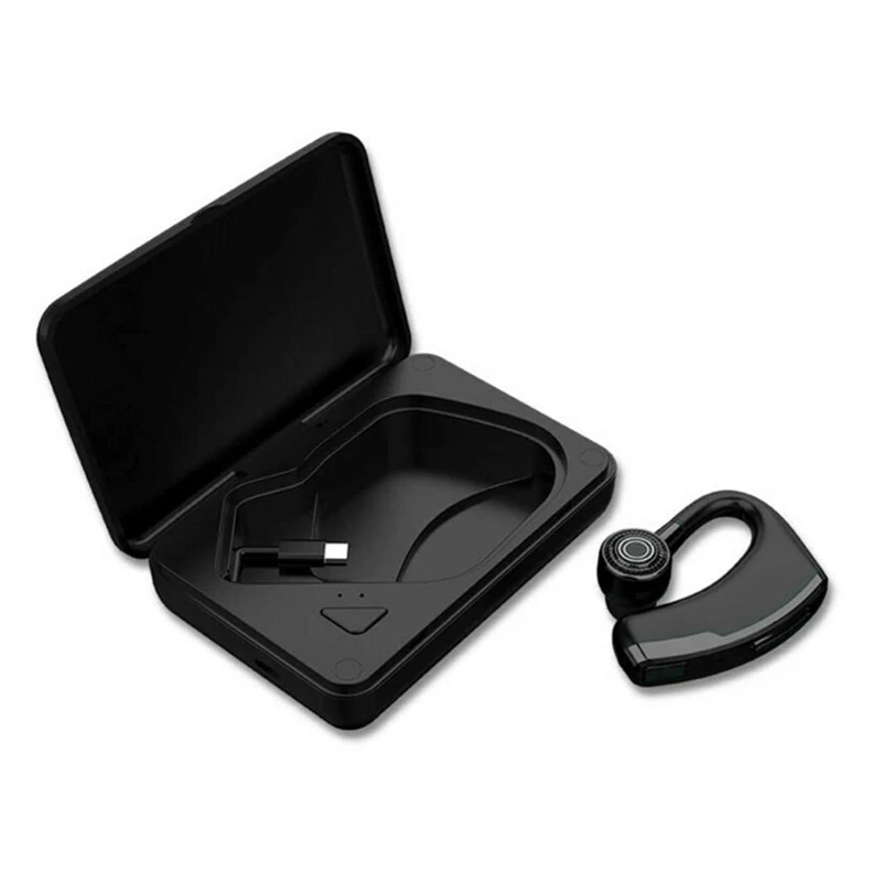 V10 бизнес Bluetooth наушники с быстрой зарядкой драйвер свободные микрофоном