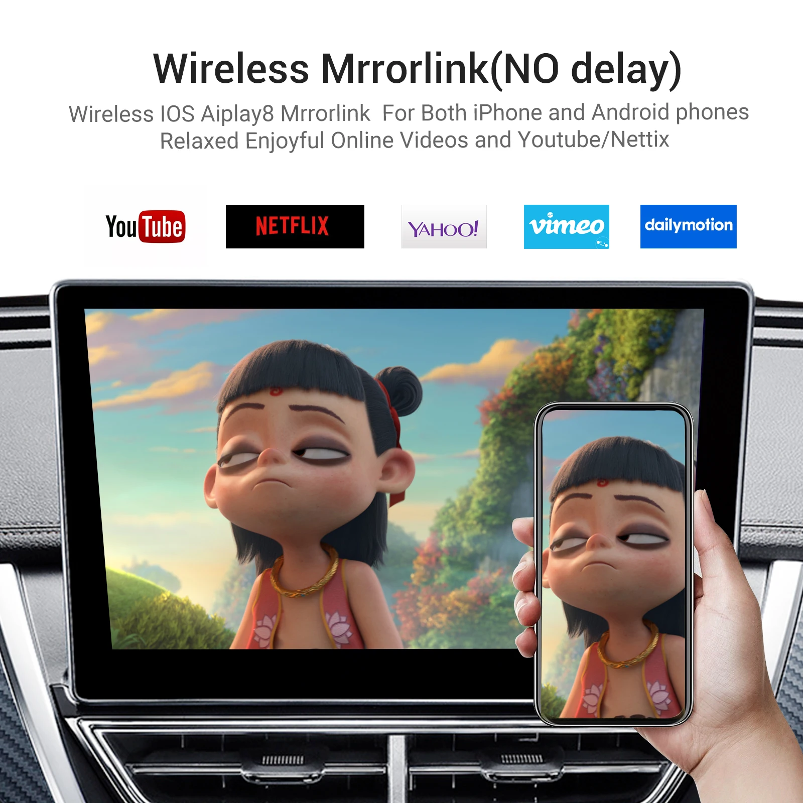 Dasaita Carplay Ai Box Android Автомобильный мультимедийный плеер Apple Wire авто с 4 + 64 ГБ 10