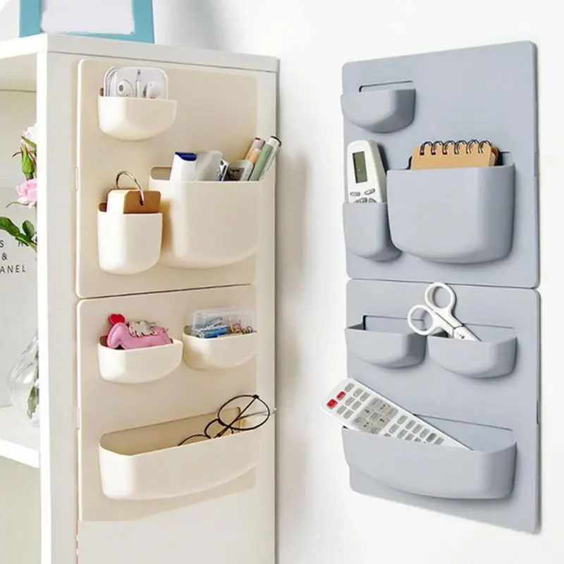 

Plastic Self-adhesive Kitchen Refrigerator Fridge Storage Rack Organizer Cleaning Sponge Vegetable Fruit Home Kitchen Supplies