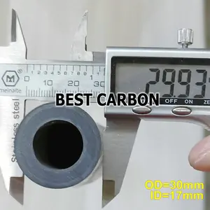 Бесплатная доставка, OD25xID17, OD30xID17, с длиной 500 мм, Высококачественная саржевая Глянцевая трубка из углеродного волокна 3K