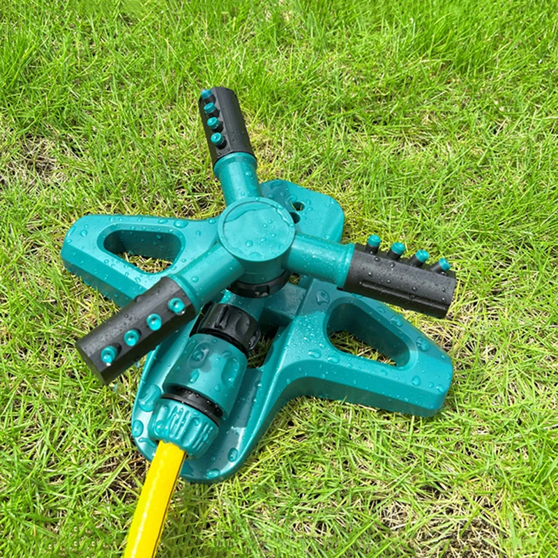 

Outdoor Garden Hose Sprinkler 360 Degree Rotation Irrigation System For Yard Kids Quick Leakproof Automatic Lawn Water Sprinkler