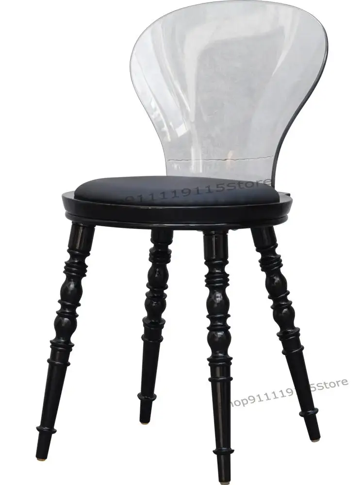 Акриловый прозрачный пластиковый стул дьявола призрака скандинавский