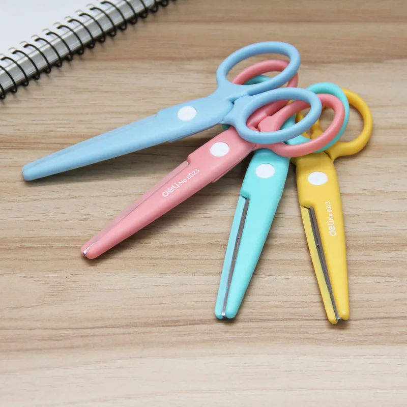 Deli детские безопасные ножницы офисные школьные DIY ученические художественные
