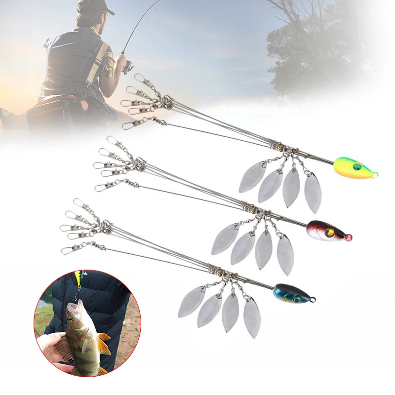 

Alabama Rig 5 Arms Umbrella Shape Rig Bass Bait Lure Accessories with Sequin Connector for Fishing