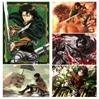 Levi персонаж Атлас винтажный постер из крафт-бумаги японское аниме атака на Титанов Настенная Наклейка для дома Бар креативный декоративный