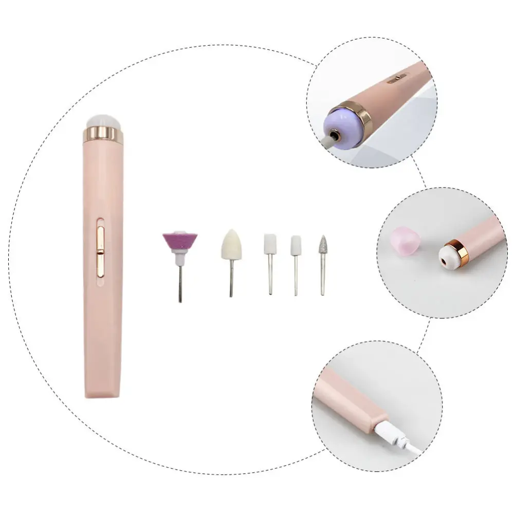 

1 Set Practical Nail Art Polishing Machine Small Electric Nail Grinder )