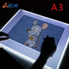 A3(402x335 мм) планшет для рисования светодиодный светильник коробка Трассировка копировальная машина Графический Планшеты художественной росписи блокнот для эскизов анимации