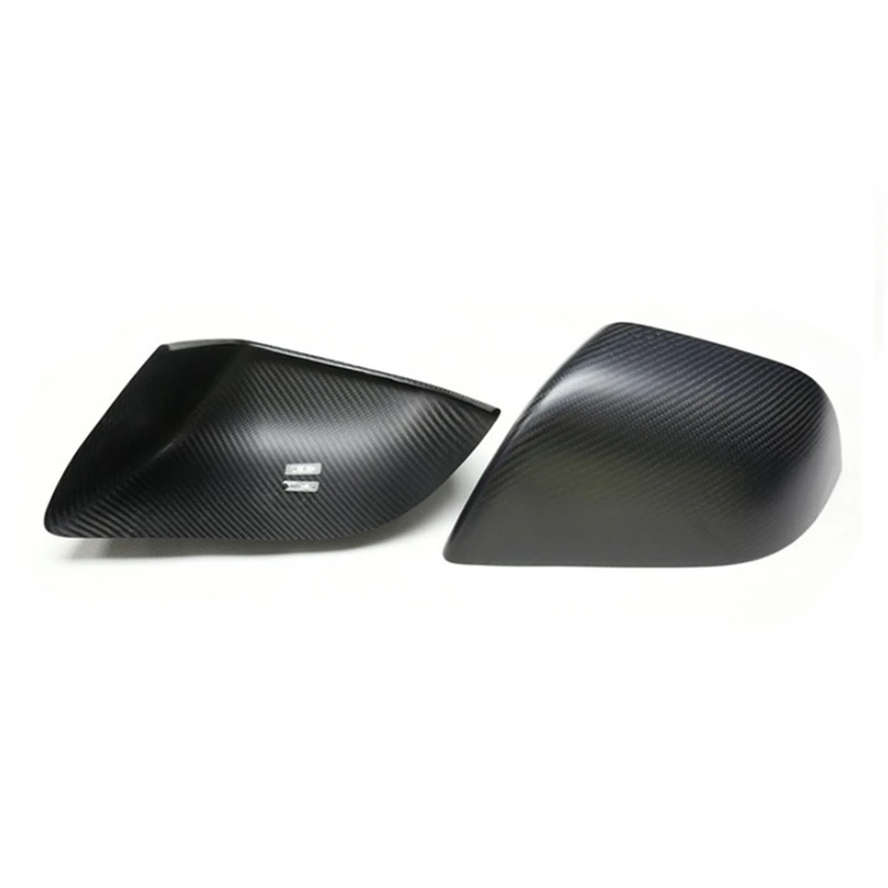 

Car Rear View Mirror Cover for Tesla Model 3 2017-2020 Dry Carbon Fiber Side Mirror Cover Trim Accessories,Matte Black