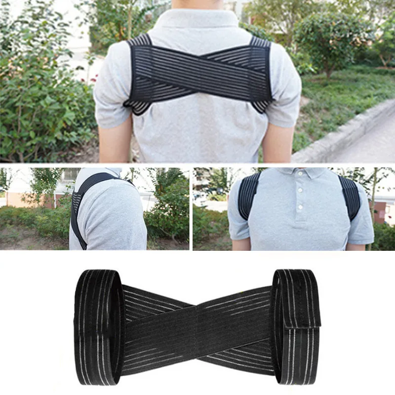 Men Posture Corrector Breathable Back Shoulder Hunchback Correction Brace Belt Strap SDFA88 | Красота и здоровье