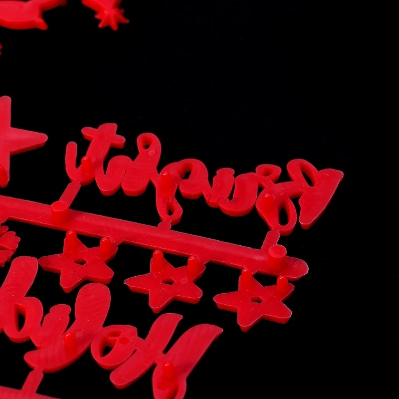 Рождественская войлочная табличка пластиковые буквы для из фетра доска