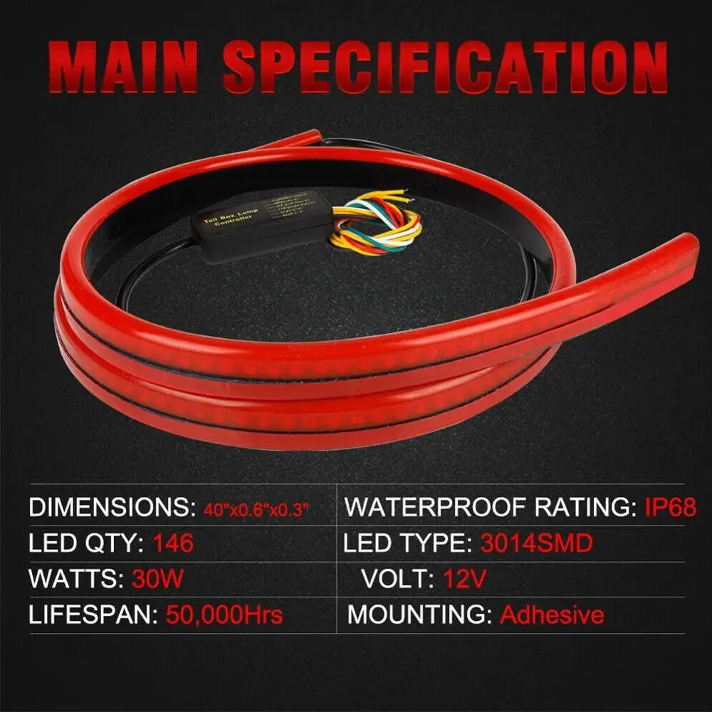 103 см автомобильный Стайлинг высокого качества Задний дополнительный упор