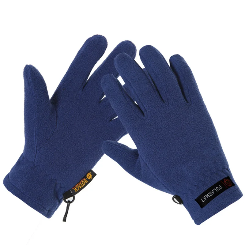 GA095 Navy blue CUHAKCI,, модные брендовые зимние мужские и женские уличные спортивные теплые флисовые ветрозащитные перчатки, перчатки для альпинизма - Цвет: GA095 Navy blue