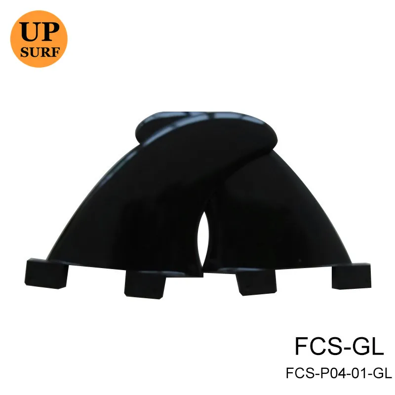 Плавники FCS GL черные пластиковые плавники для серфинга высококачественные