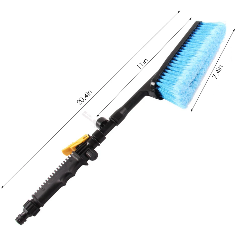 

Car Cleaning Brush Tools Car Wash Brush Retractable Long Handle Water Flow Detector Foam Bottle Cleaning Car Wash Brush Cleaning