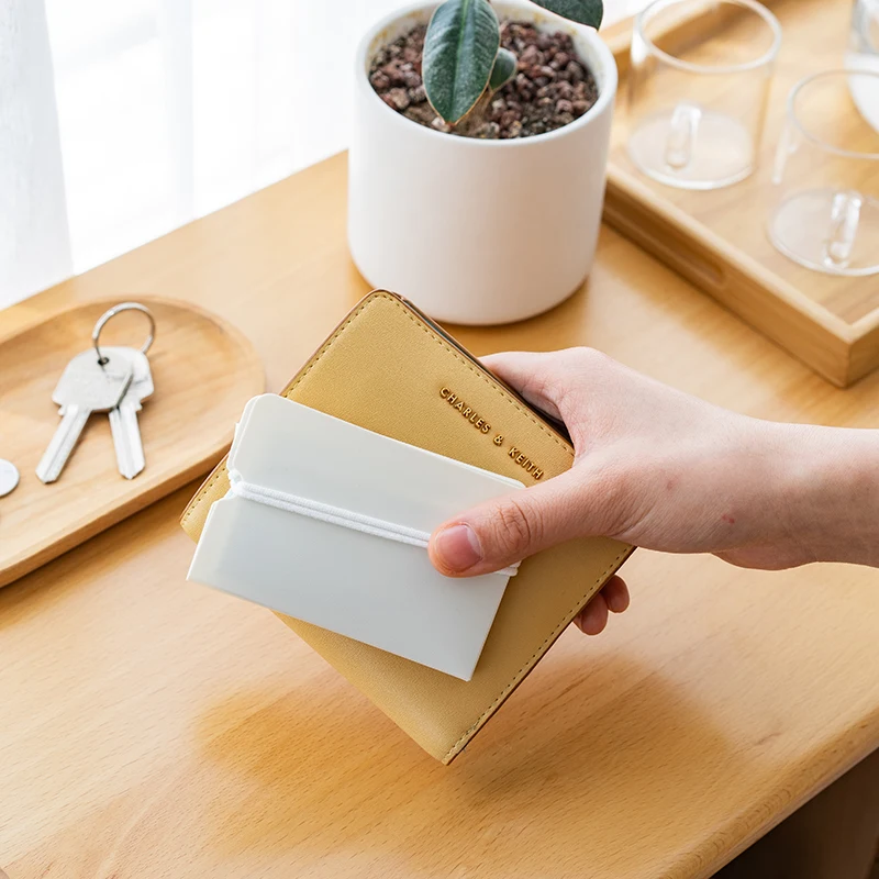 2020 10 шт. складная пластиковая сумка для хранения маски|Мешки с кулиской| |