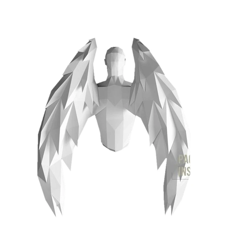 

3D DIY silent Angel wings Paper Model Papercraf Home Decor Wall Decoration Puzzles Educational DIY Kids Toys Birthday Gift