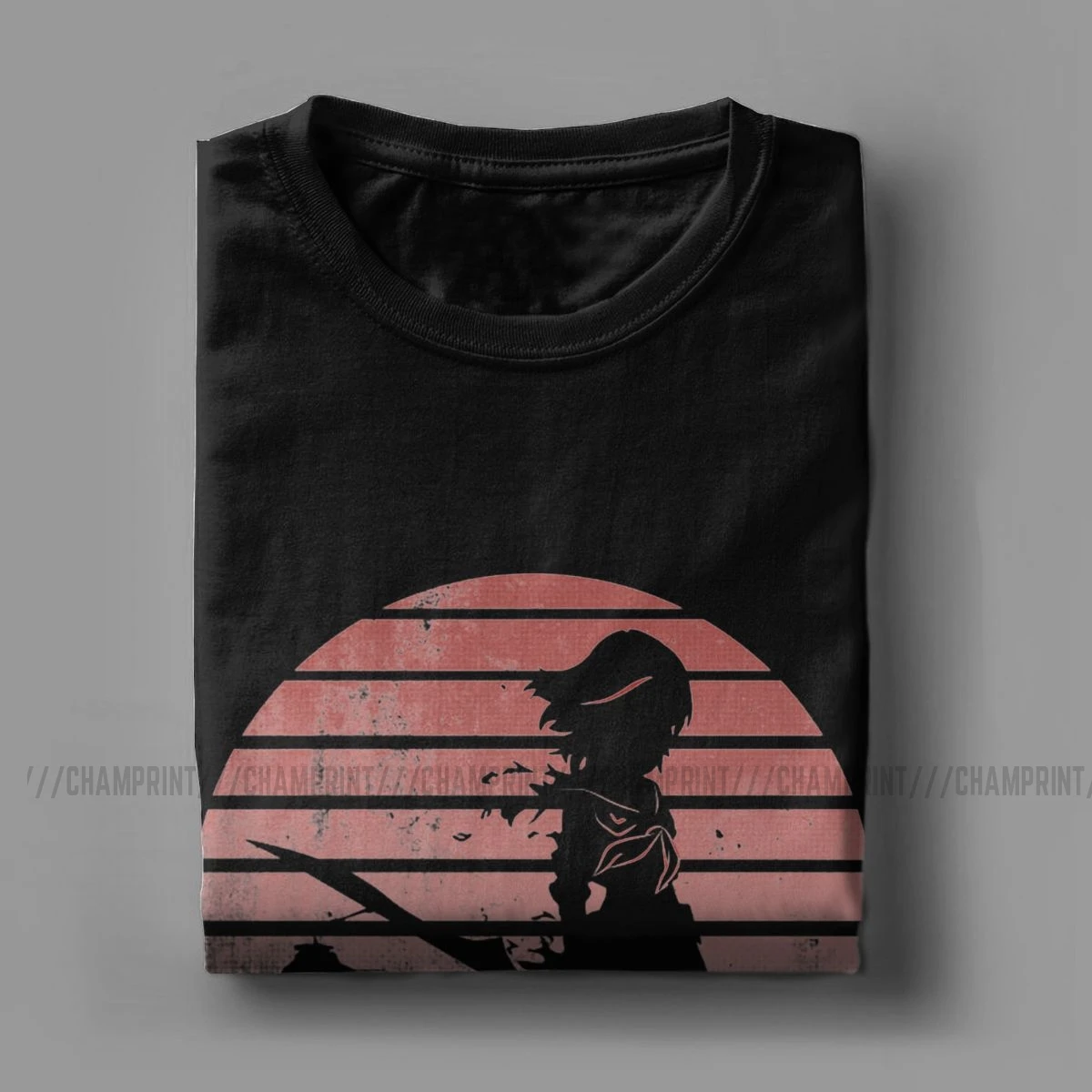 Футболки Akame Ga Kill La мужские хлопковые винтажные футболки с короткими рукавами в