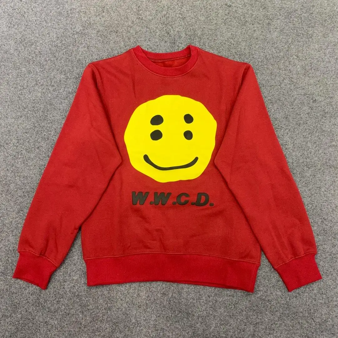 19SS CPFM.XYZ W.W.C.D толстовки для мужчин и женщин smile face1:1 высокое качество cpfm свитшоты