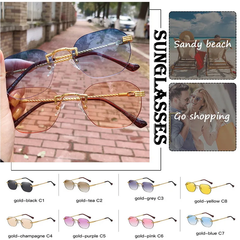 

Summer Fashion Women Sunglasses Retro Style Eyewear Square Gradient Lens Sunglasses Outdoor Swimming Cycling Men Sun Glasses
