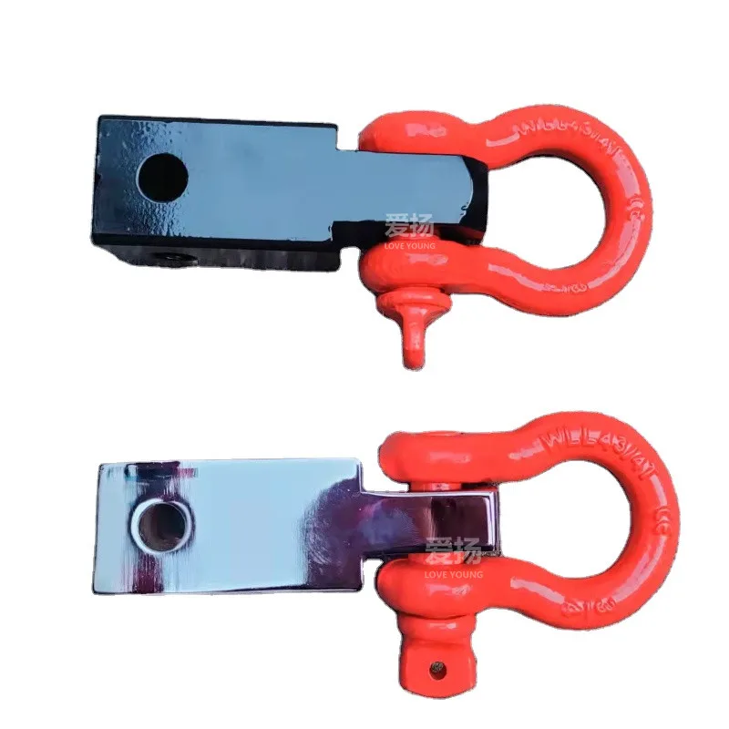 Forging Steel 2 Inch Shackle Hitch Receiver With Trailer Towing Pin 3/4